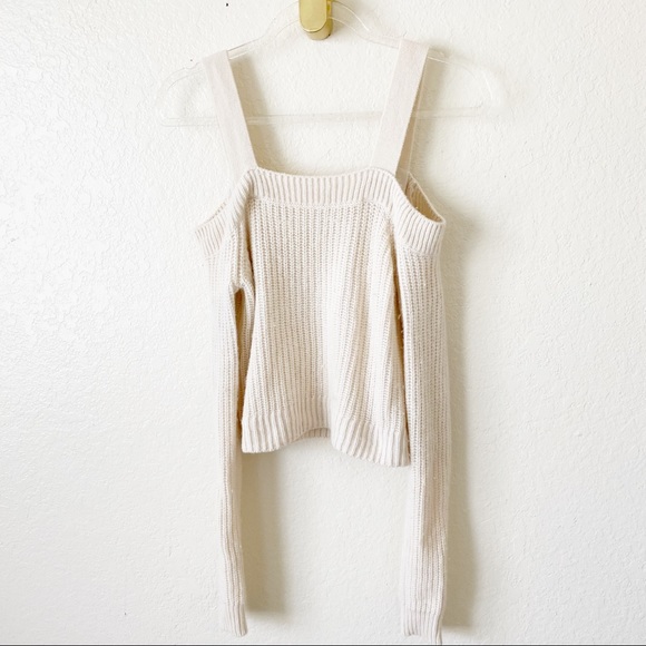 INTERMIX Ambrose Cold Shoulder Sweater sz xs - Picture 5 of 8